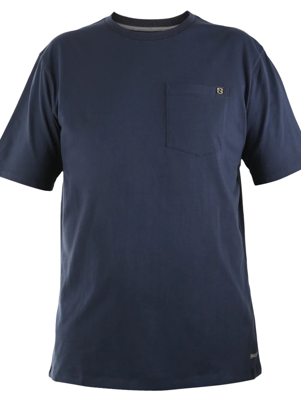 NWT NOBLE OUTFITTERS MEN'S THE BEST DANG SHORT SLEEVE POCKET TEE IN TRUE NAVY
